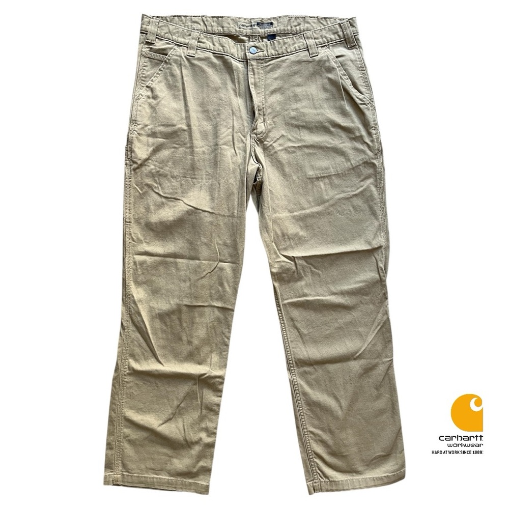 Carhartt Rugged Flex Relaxed Fit Canvas Work Pants 40x32 BN2291-M Construction